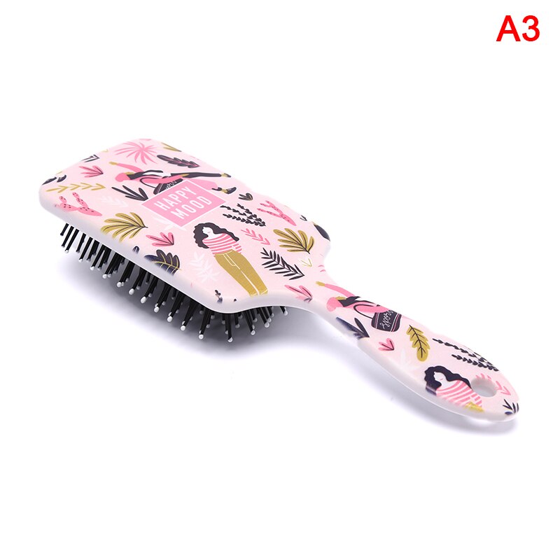 Cute Animal Anti-static Hair Brush Massage Comb Shower Wet Detangle Hair Brush: A3