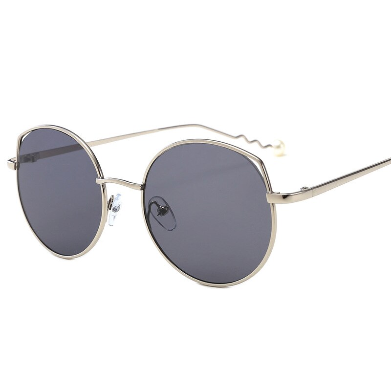 Tide dames zonnebril dames en heren oceaan zonnebril groot montuur kattenoog straatfotografie heren zonnebril: Grijs