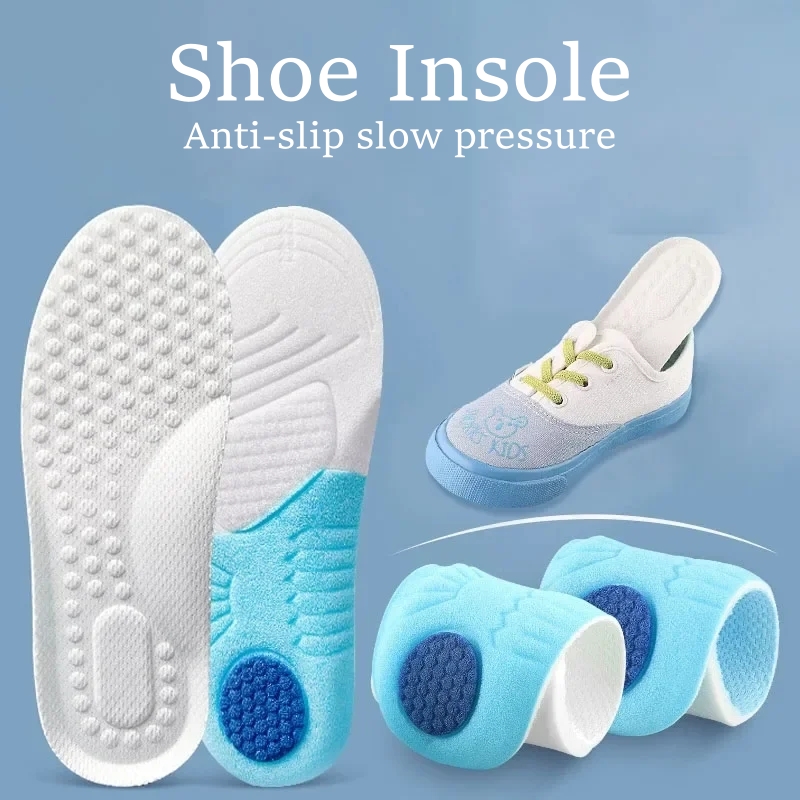 Arco apoio esporte almofada crianças confortável macio cuidados com os pés alívio da dor inserções crianças ortopédico fasciite plantar sapato palmilha