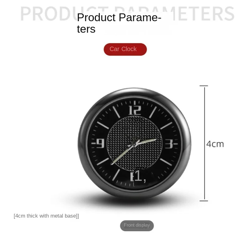 Auto Uhr Leuchtende Mini Autos Interne Stock-an Digital Uhr Mechanik Quarz Uhren Auto Auto Ornament Zubehör