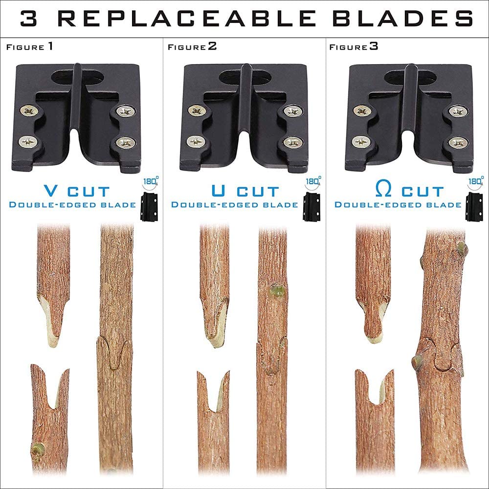 Attrezzi per innesto kit potatore giardino albero da frutto cesoie per innesto giardinaggio pianta ramo stelo vite albero da frutto innesto utensili da taglio