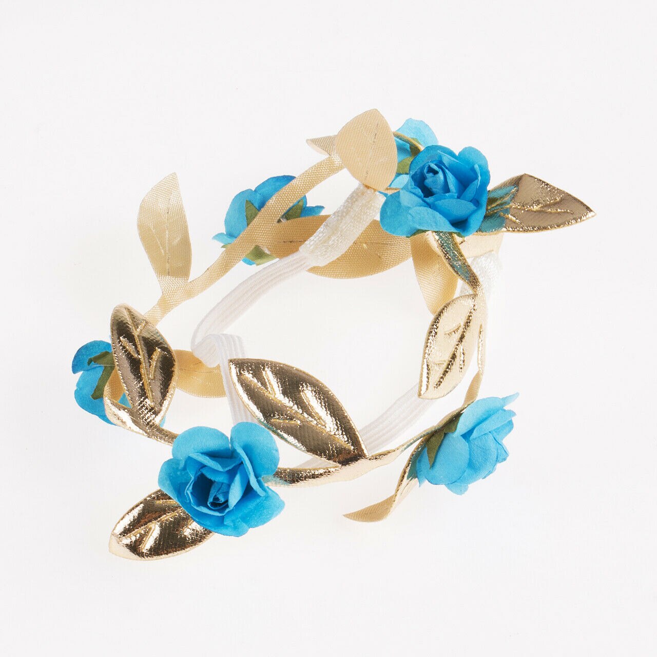 1 Pcs Leuke Kids Baby Girl Peuter Bloem Boog Hoofdband Haarband Hoofddeksels Opzichtige Meisjes Bloemen Headwears: Blauw