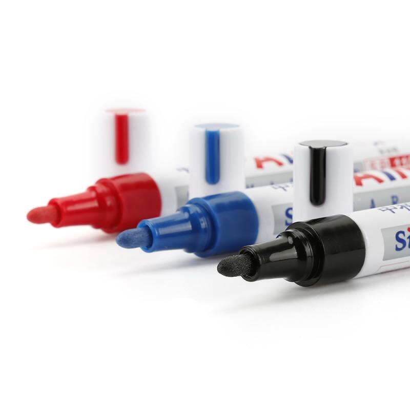 12Colors Waterproof Car Tyre Permanent Signature Pen Oily Marker Pen Car Tire Tread Environmental Tire Pen Lacquer Oil Pen TSLM1