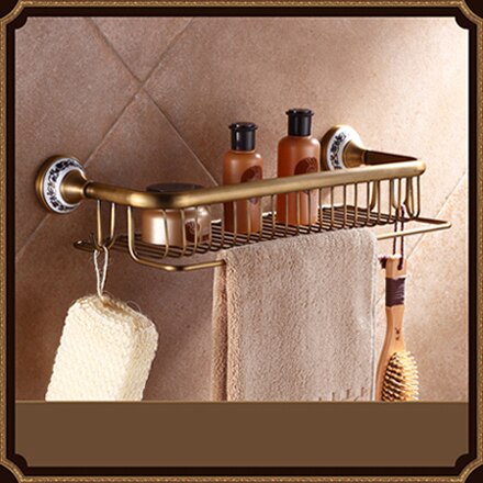Badezimmerzubehör, antikes Durcheinander, luxuriöser Papierhalter, Toilettenbürstenständer, Warenkorb, Regal, Seifenschale, Handtuchring und Haartrockner