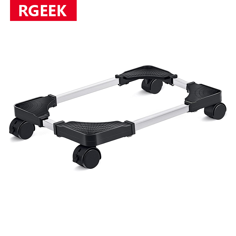 Soporte para torres de ordenador, fundas para PC, soporte ajustable para móvil, CPU, con 4 ruedas de bloqueo para juegos