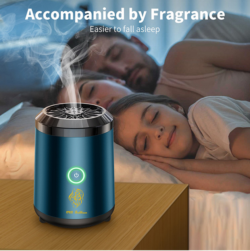 OUD Bakhoor brûleur d'encens électrique USB Bakhoor USB diffuseur d'arôme porte-encens Portable encensoir électronique musulman