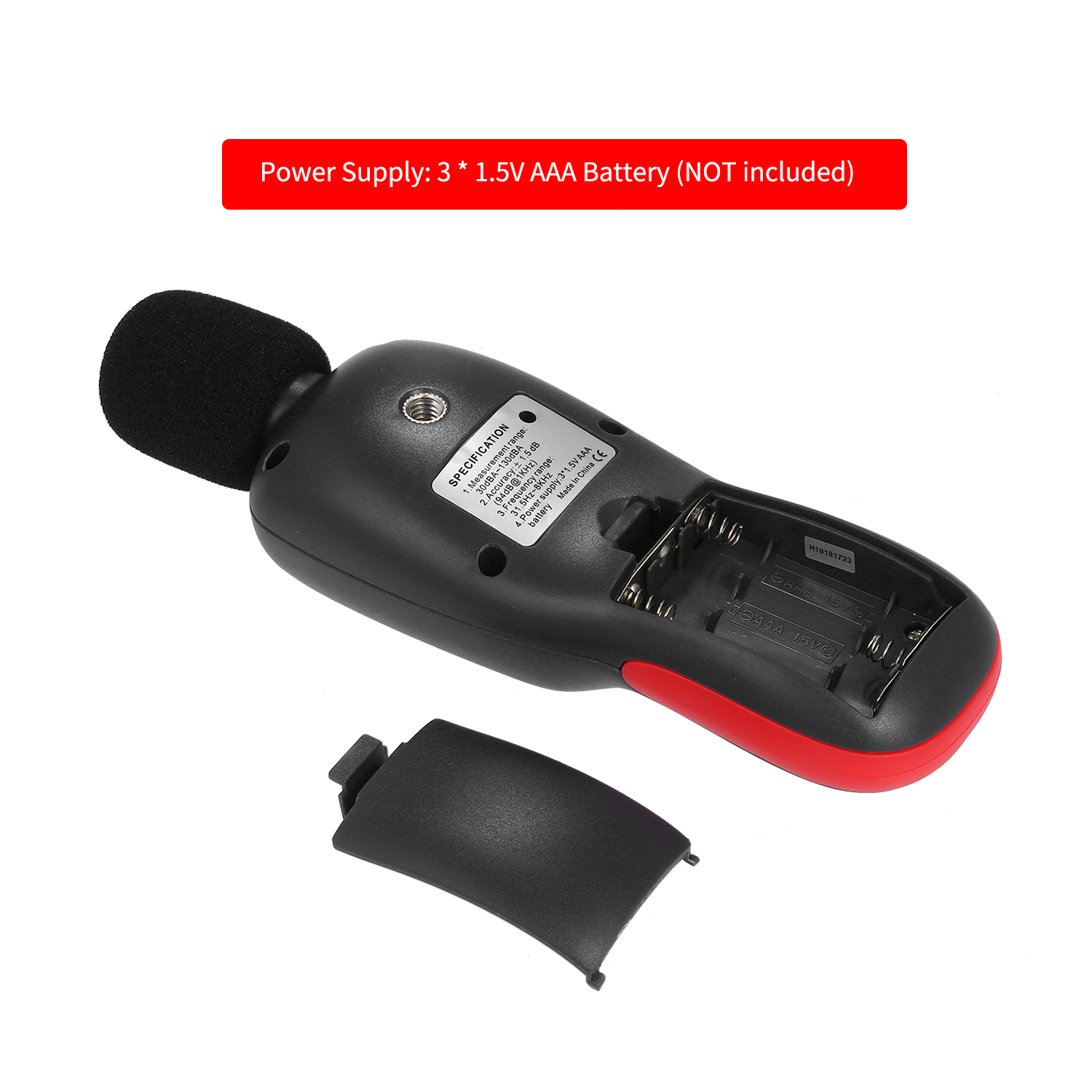 Mini LCD Digital Noisemeter Sound Level Meter 30-130dB Noise Volume Measuring Instrument Decibel Monitoring Tester