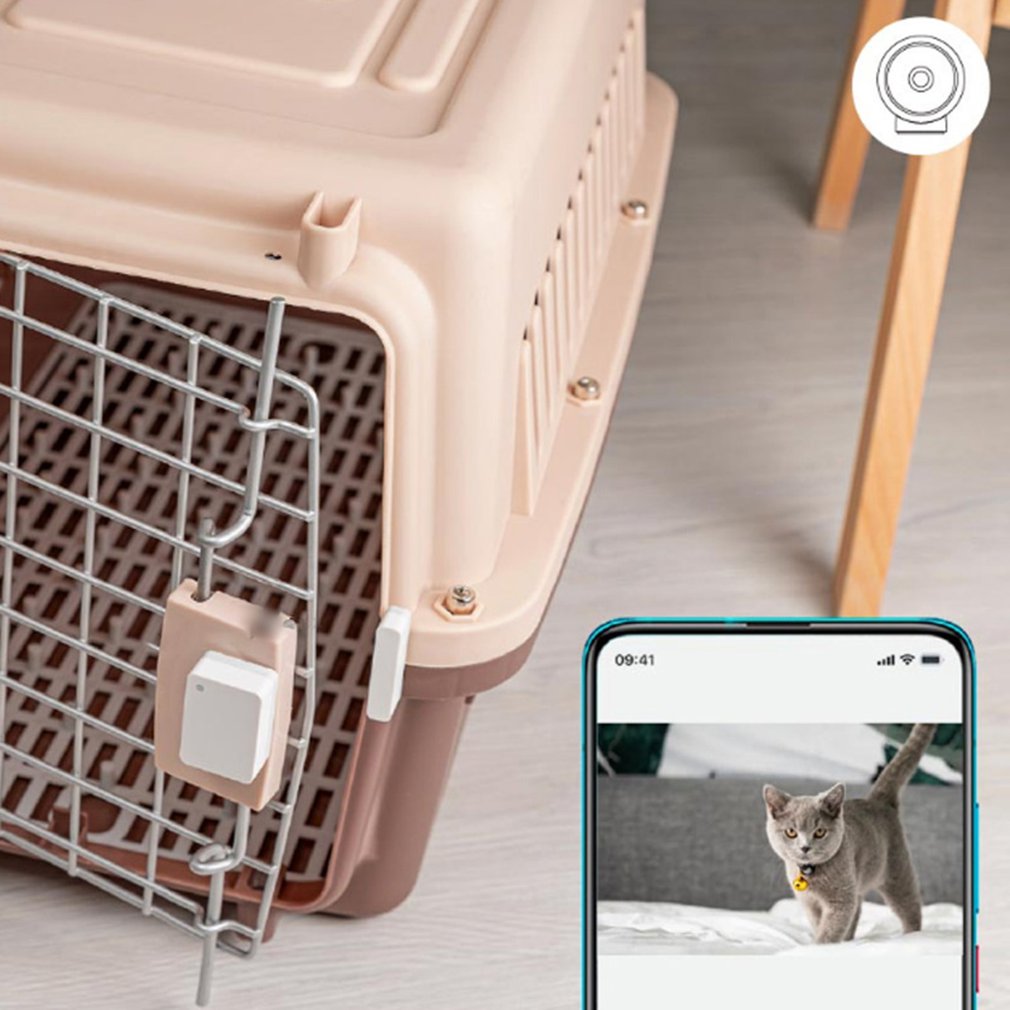 Sensor de janela da porta 2 inteligente mini sensor de porta bolso tamanho wi fi sem fio casa inteligente controle automático