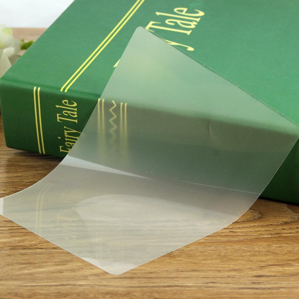 100pcs/lot 50/60/70/80 Mic A4 Thermal Laminating Film PET For Photo/Files/Card/Picture Lamination roll Film Plastic Film