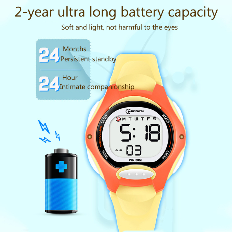 UTHAI CE13 freundlicher Elektronische Uhr Mädchen Sport Wasserdicht Nachtlicht Wecker Prüfung Schüler Multifunktionale Jungen Uhren