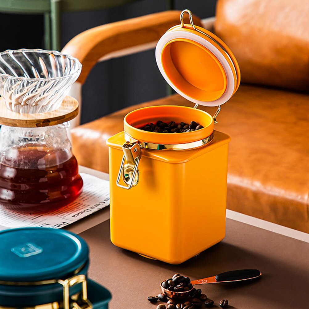 Coffee Bean Storage Jar Coffee Bean Container Coffee Bean Can Coffee Powder Storage Holder for Home Hotel Store Shop