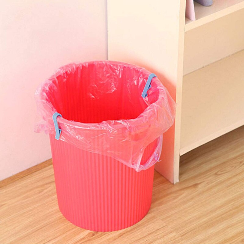 5Pcs Huishoudelijke Vuilnisbak Afvalbak Prullenbak Bag Vaste Clip Antislip Clip Houder Vuilnisbak Vuilnisbak Behoud klem