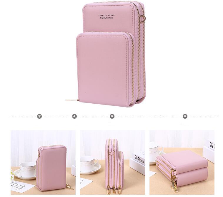 SMOOZA Crossbody komórek torba na telefonu na ramię torebka na telefon moda codziennego użytku posiadacz karty Mini letnia torba na ramię dla kobiet portfel