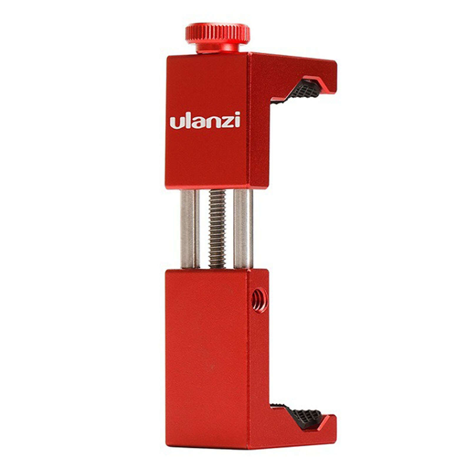 Ulanzi ST-02S 65Mm Tot 95Mm Statief Telefoon Mount Met Koud Schoen 1/4 Schroef Telefoon Mount Stand Clipper Voor 6.5-9.5Cm Smartphone