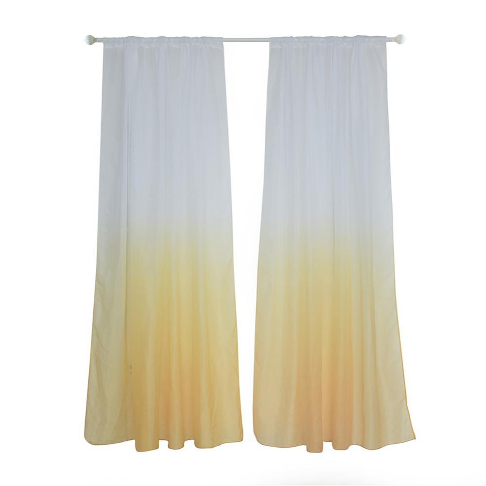 Modern Gradient Color Window Tulle Curtain Sheer D... – Grandado