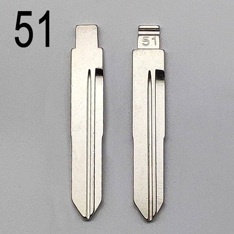Remote Key Blade #4 #22 #25 #29 #39 #57 #69 #67 #62 Car key embryo Right Left Blade Car Key Embryo replacing the key head: 51