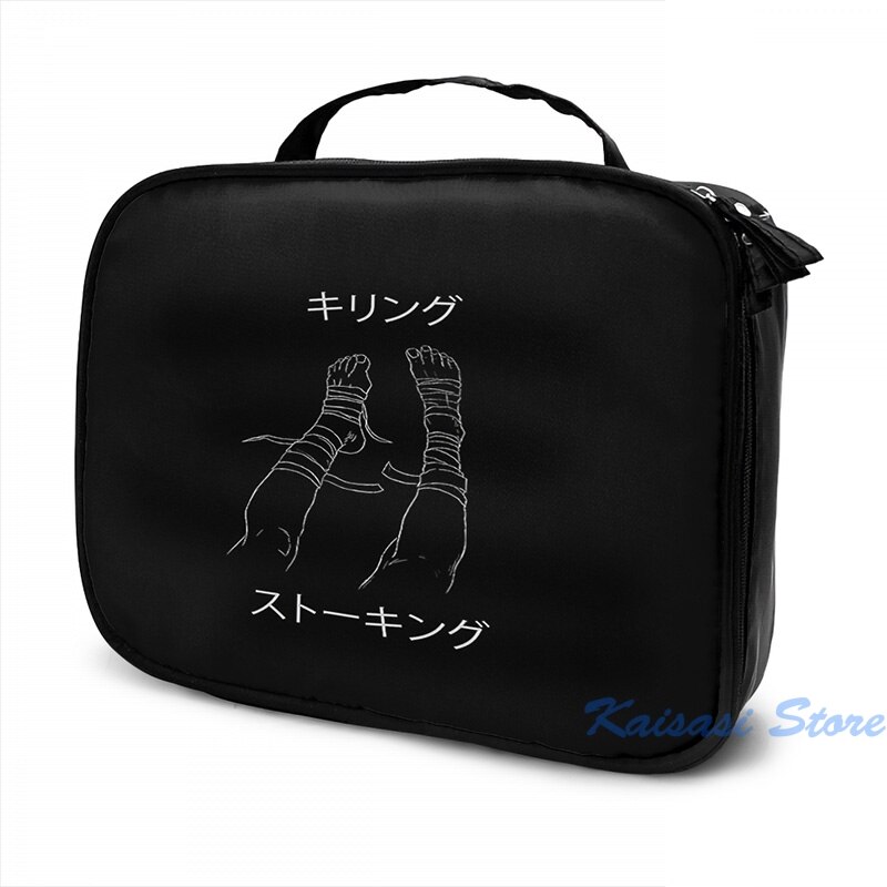 Killing Stalking - Yoonbum bandages USB Charge Backpack men School bags Women bag Travel laptop bag: Cosmetic bag