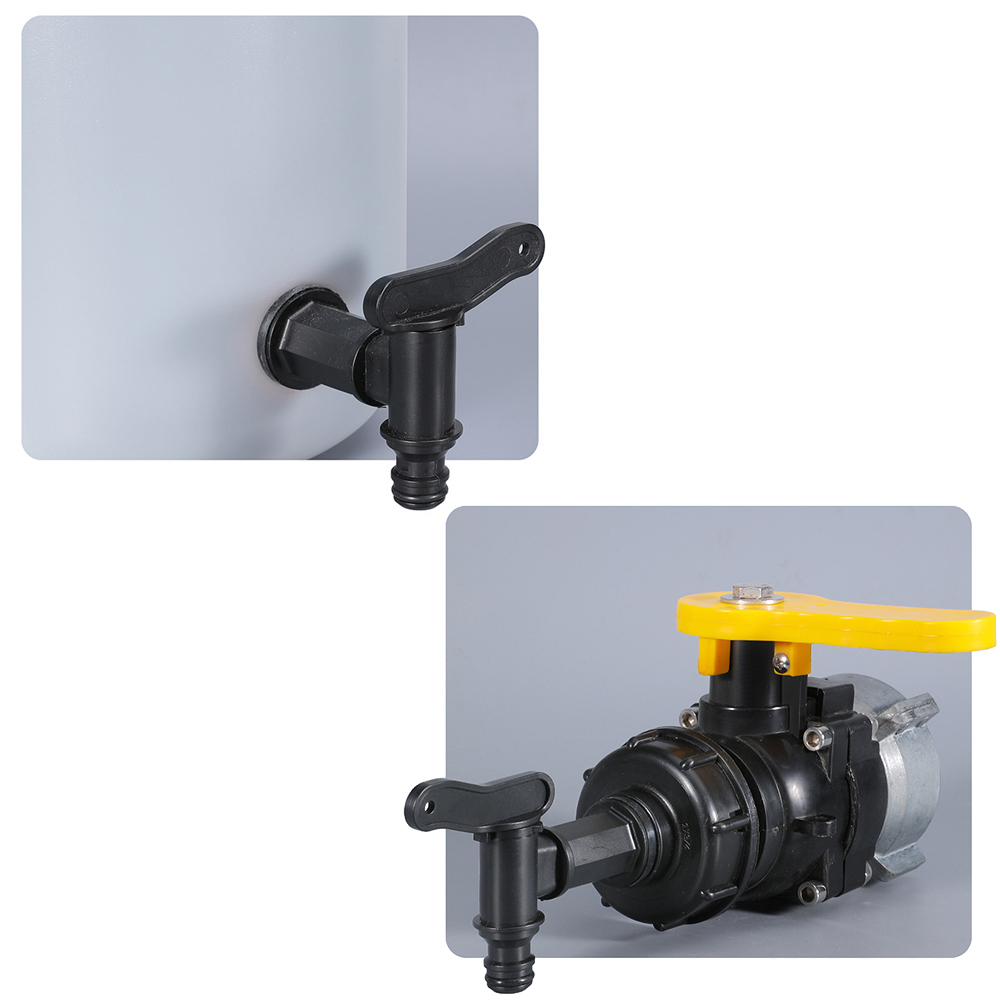 1/2" 3/4" 1" Female Thread IBC Tank Adapter Water Tap Connectors Valve Replacement Fittings Garden Agriculture Irrigation Tools