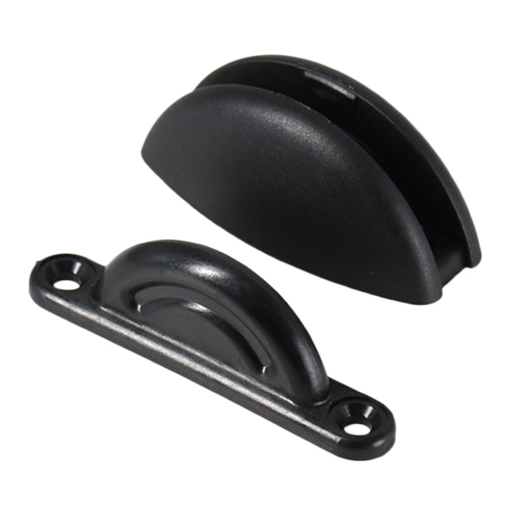 Rv bagagedør klips rum dør låseholder nylon lås campingvogn sort