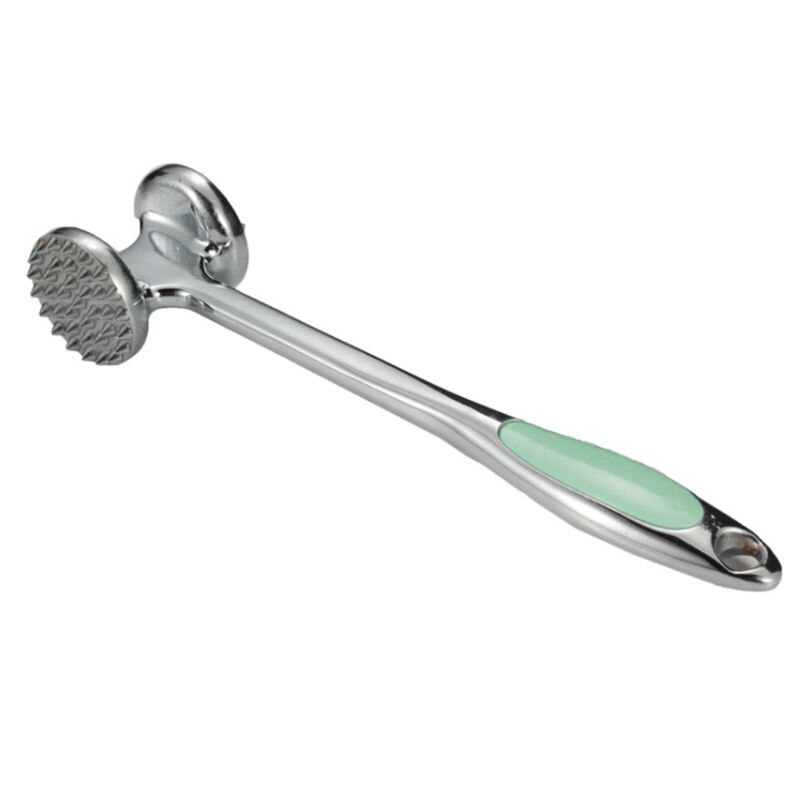 Alloy Loose Meat Hammer Pork Chop Steak Hammer Minced Meat Fluffy Tender Tool: Green