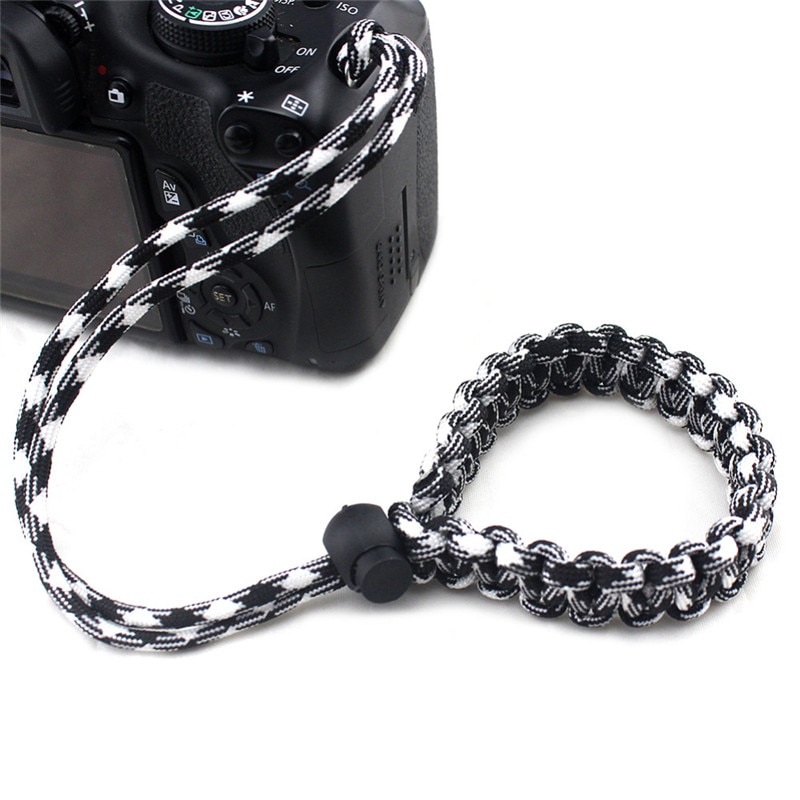 Universal kamera håndledsrem til dslr håndlavet faldskærmsreb kamera armbånd kamera tilbehør