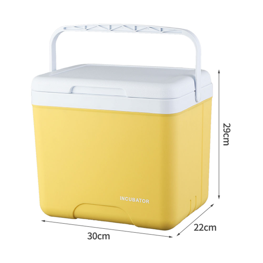 15L Insulated Ice Chest Portable Ice Bucket Outdoor Hard Cooler for Camping Picnic Beach Drink Beverage Fishing