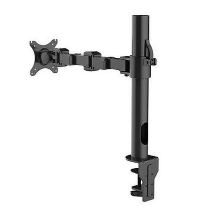 Desktop Single Monitor Arm Fully Adjustable Computer Stand Mount Fit for 10"-30" Max Support 10KG Weight