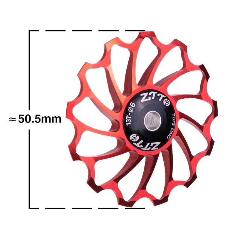 Ztto 13t mtb cykel bagskifter jockey hjul keramisk leje remskive cnc vejcykel guide rulleleje tomgang keramisk leje jockey