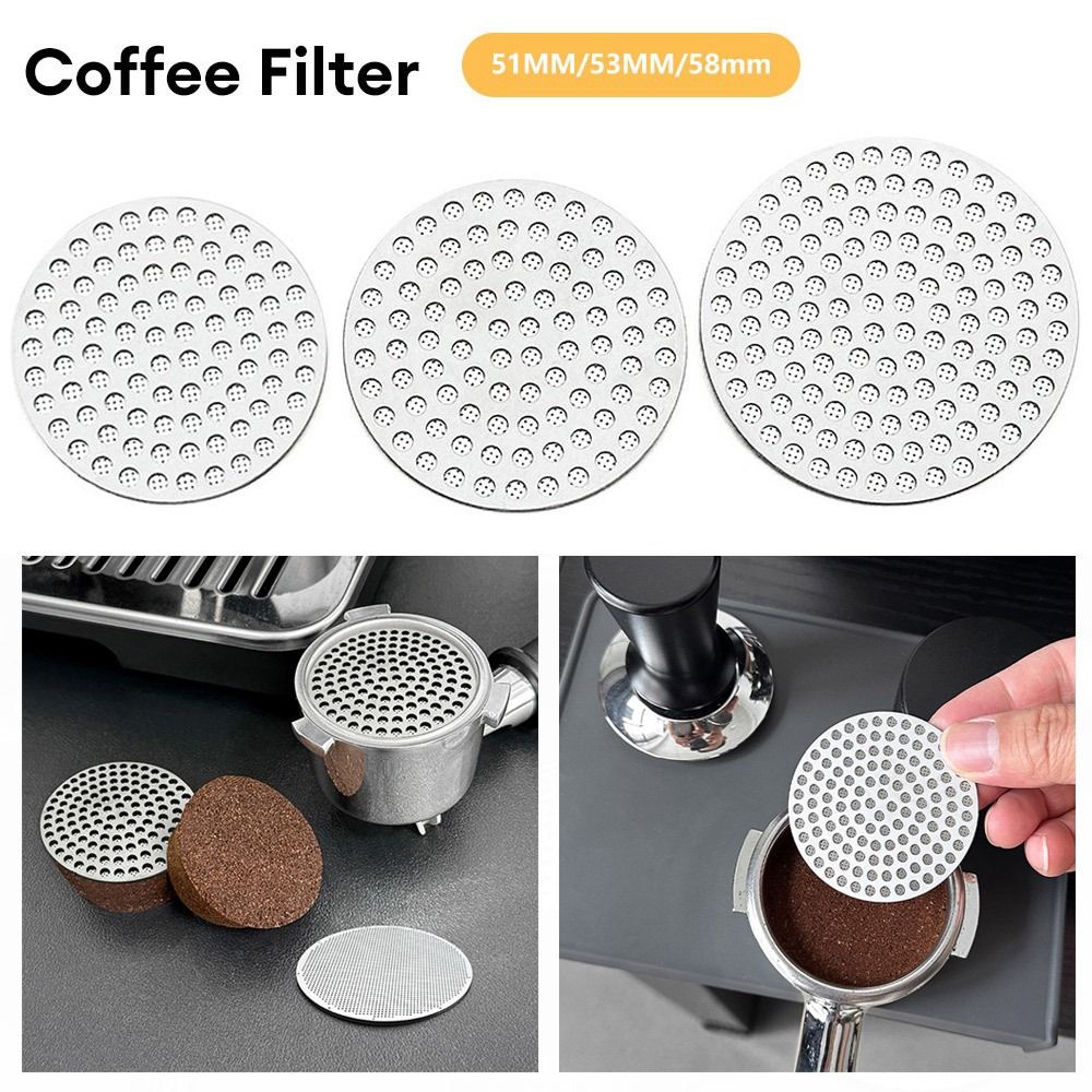 1Stck Wärme Beständig Kaffee Filter Bildschirm Siebträger Barista, Der Puck Bildschirm Kaffee, Der Gittergewebe Espresso Zubehör