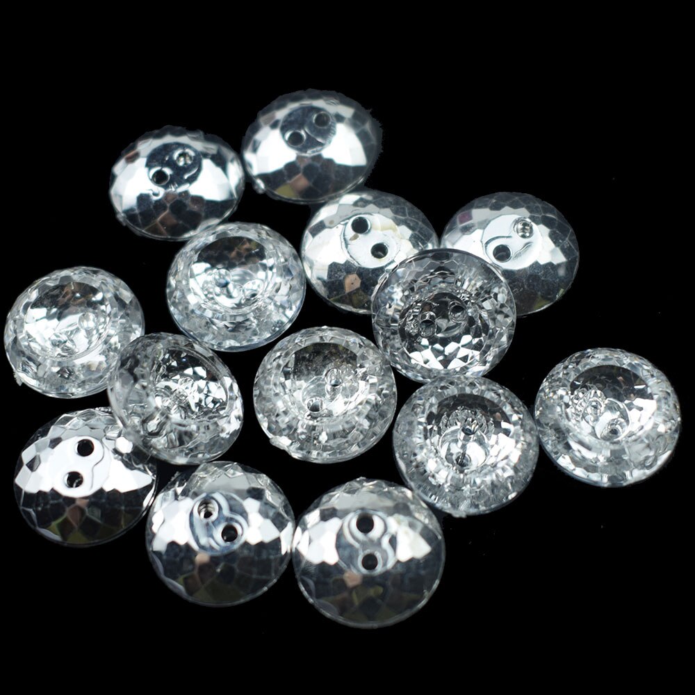 100 PCS Rhinestone Crystal Knoppen Naaien Meubels Decoratie DIY Diamant Knop Accessoires Metalen Knoppen Decoratieve