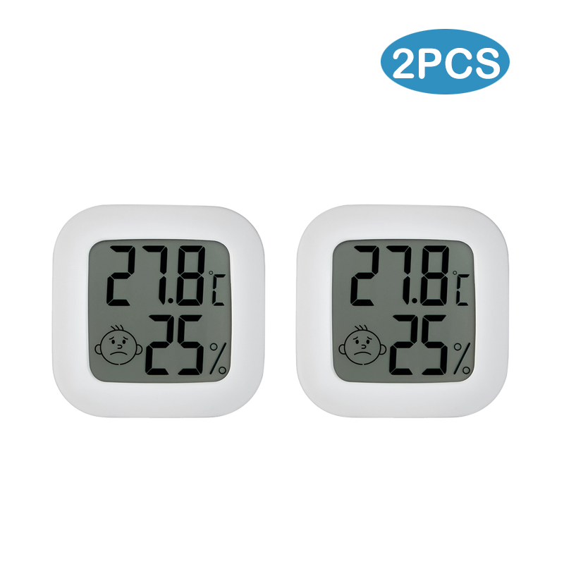 Tuya ZigBee Temperature Humidity Sensor LCD Screen Display For Smart Home Automation Remote Control Smart Life: 2 PCS