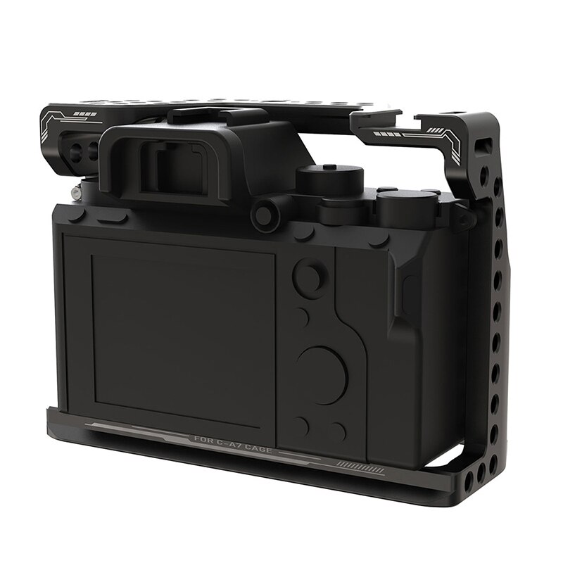 Cage de caméra UURig C-A7III pour Sony A73 A7R3 A7M3 plaque de dégagement rapide Arca Standard avec poignée supérieure