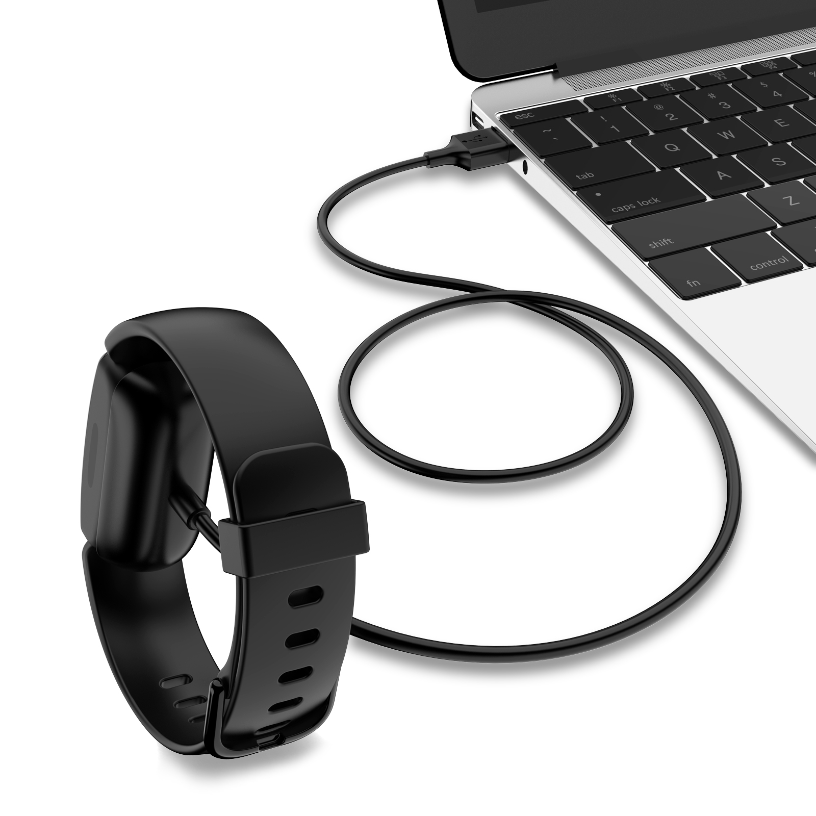 Cargador USB para Fitbit Inspire 3 Fitness Tracker cargador de repuesto base para Fitbit Inspire 3 Cable de carga Clip