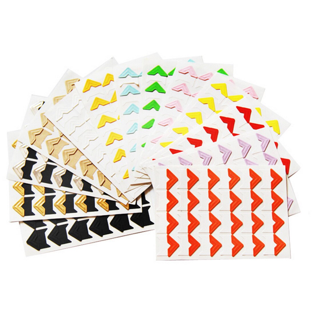 DIY retro corner kraft paper sticker album frame decoration scrapbook corner album corner retro kraft paper photo 24 / album