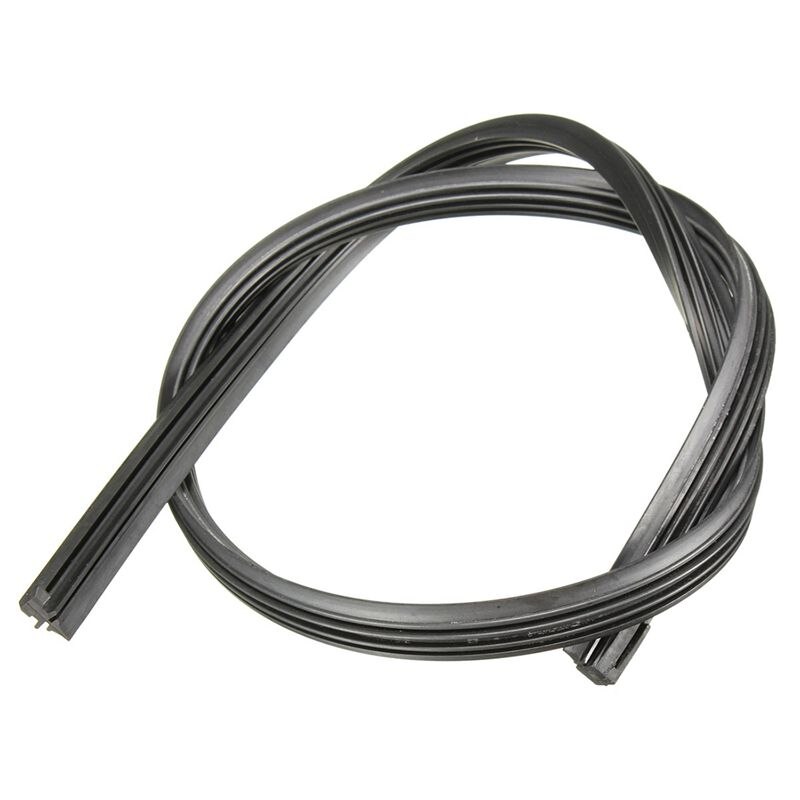 1x Silicone 20 Inch 6mm Wiper Blade Refill & 2PCS 24 Inch 6mm Frame Windshield Wiper Blade Refill Car Bus Silicone