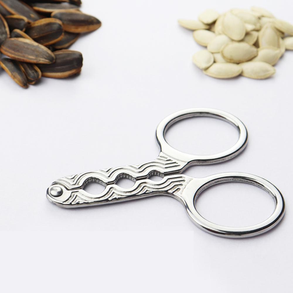 1PC Melon Sheller Kitchen Household Walnut Nutcracker Plier Cracker Scissor Opener tool Seed sunflower Nut Clamp Pine H6Z3