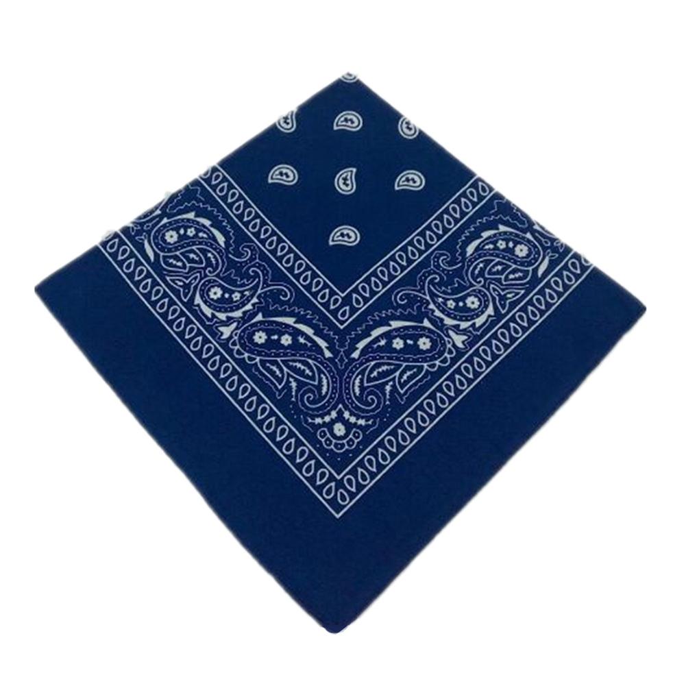 Bandana de style Hip Hop, châle carré de 55Cm, bandeau Paisley imprimé en noir et rouge pour femmes, hommes, garçons et filles,: Silver