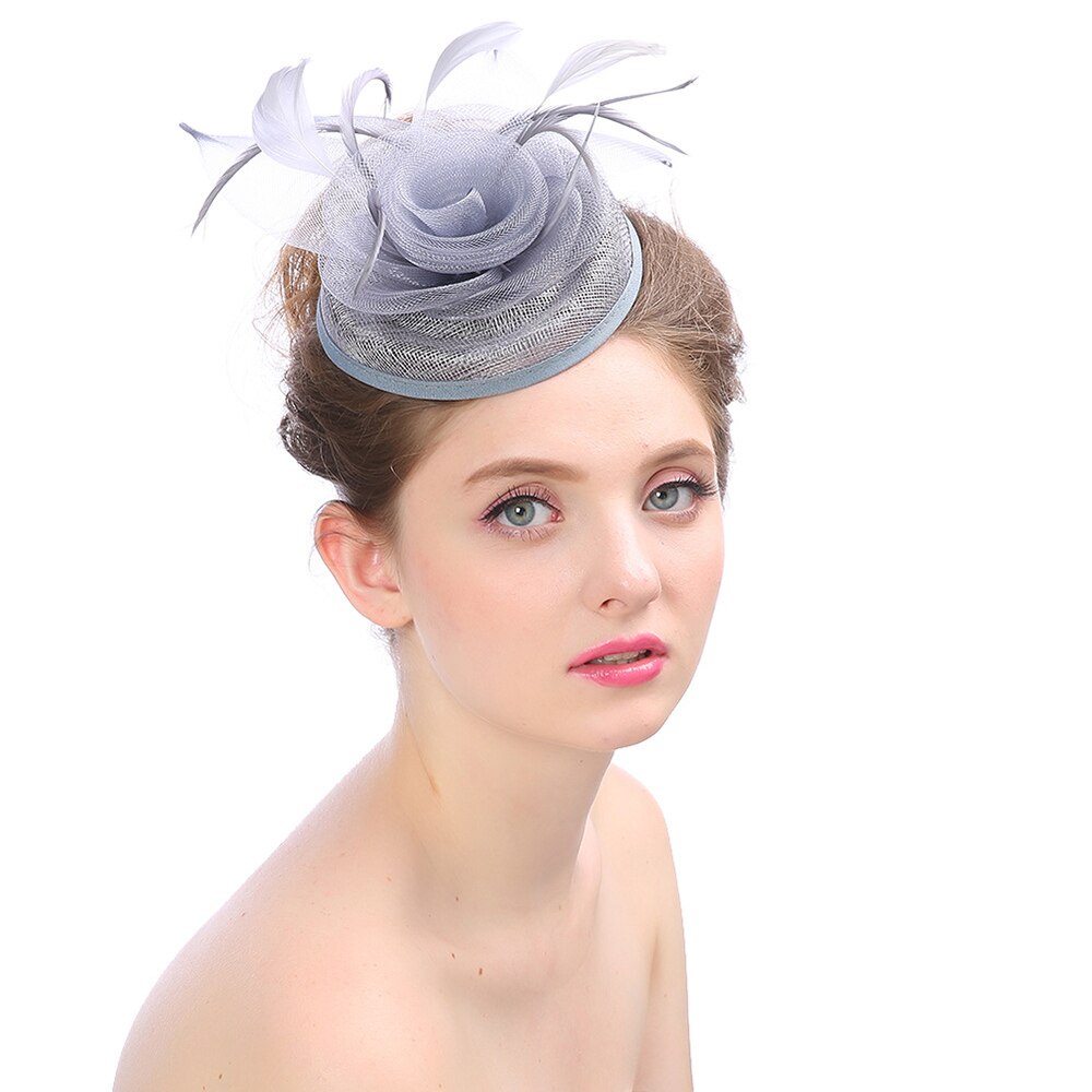 Chapeau de mariée en dentelle, couvre-chef de mariée, fleur, visage, voile de cage à oiseaux, accessoires de mariage fascinants pour femmes