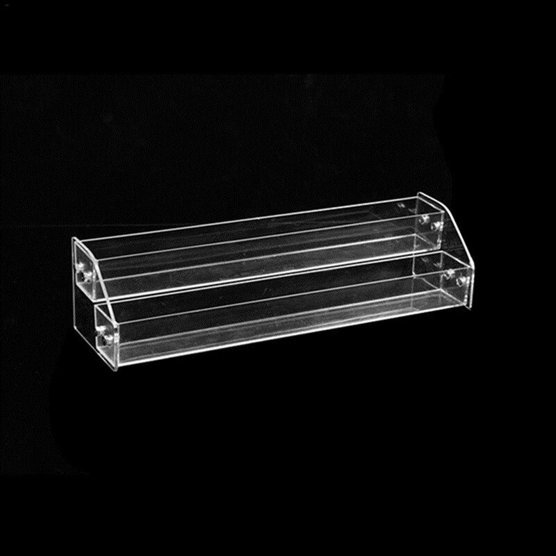Acrylic Nail Polish Display Organizer Manicure Cosmetics Jewelry Display Stand Holder Clear Makeup Box WJ604: 2 LAYERS