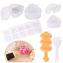 Molde para Sushi molde bola arroz triángulo molde para Sushi arroz molde Diy cocina Diy Sushi herramienta Sushi molde forma Onigiri molde para Sushi Stamper