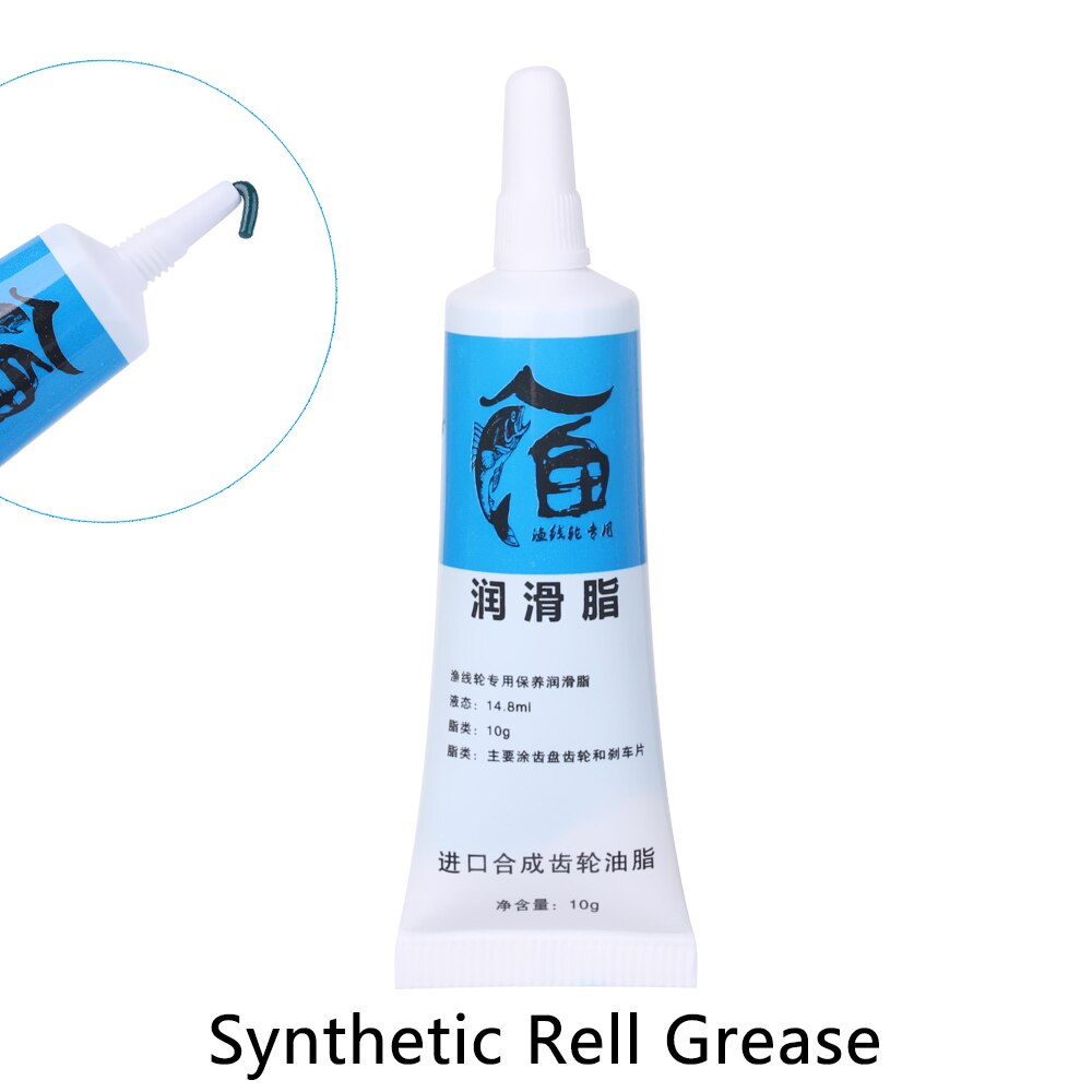 Aceite de carrete de pesca/rodamiento de piñón de Metal, grasa lubricante duradera, accesorios de pesca de , aceite líquido de engranaje, 1/2 Uds.: Rell Grease