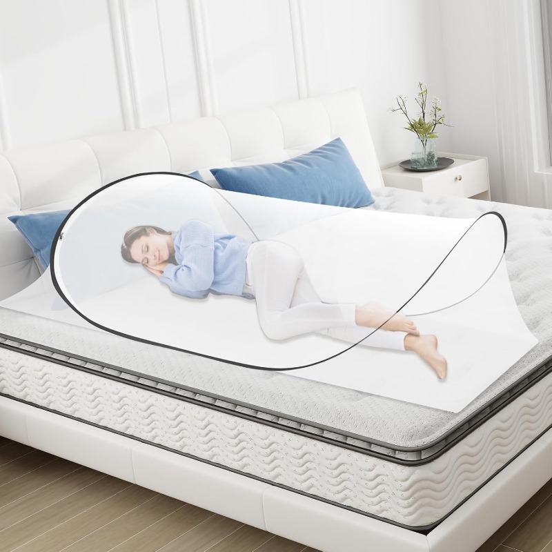 Portable Mosquito Net Pop Up Single Bed 200x100x70cm Travel Foldable Without Hanging Easy Installation Camping Tent Home Camping