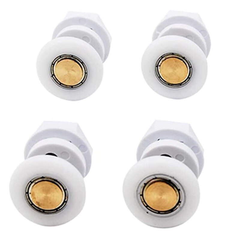Rueda excéntrica para baño, accesorios de polea colgante para puerta corredera Gl, 2m de diámetro, 4 Uds.
