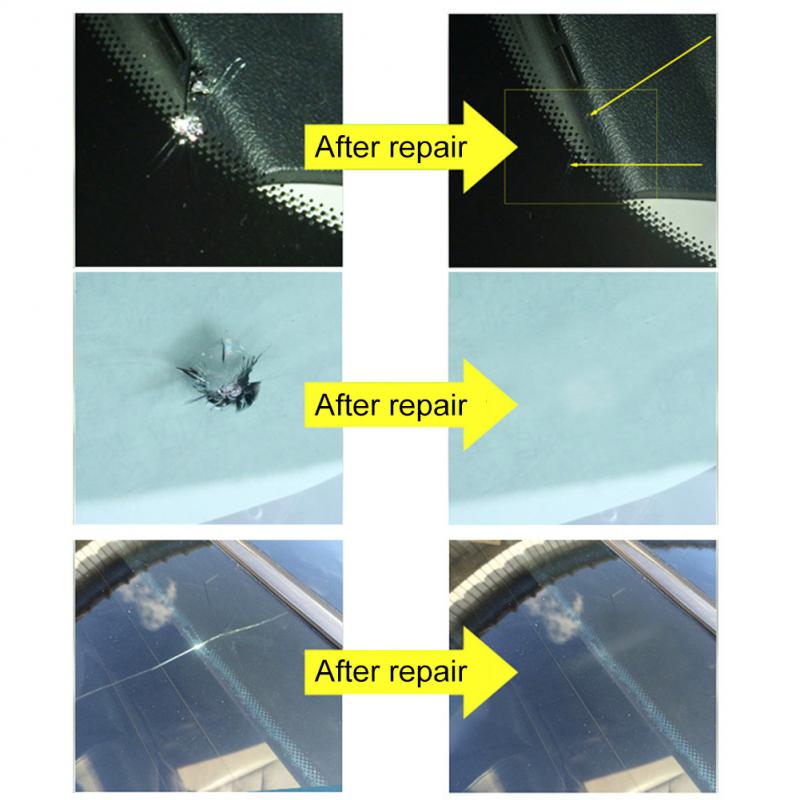car Windshield repair kit Windscreen scratch crack DIY repair fluid window glass Restore renovation tool car accessories TSLM1