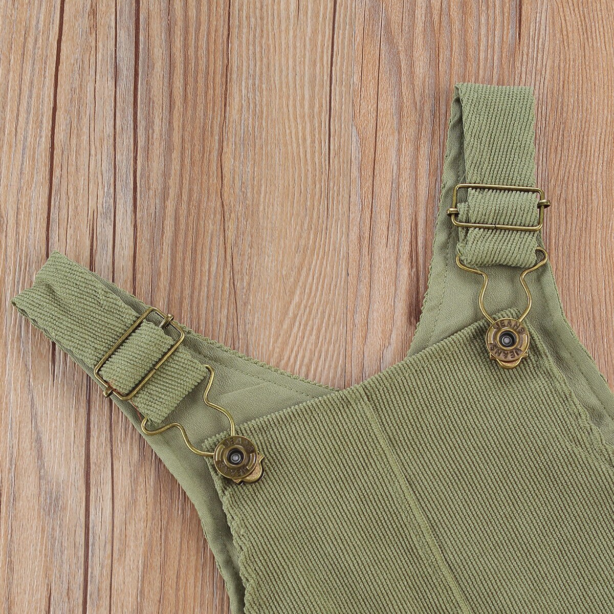 Pantalones de tirantes con botones para bebés y niños, pantalón holgado con bolsillos de Color sólido, traje con hebilla ajustable, 0 a 24 meses,