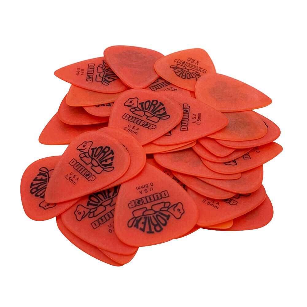50 pièces médiator basse Dunlop Tortex pour guitare électrique acoustique épaisseur. 50 .60 .73 .88 1.0 1.14mm