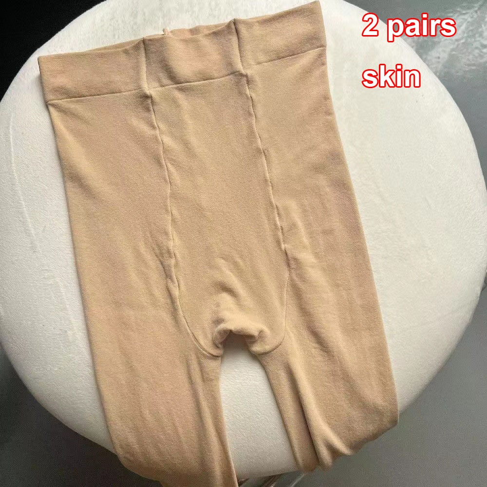 Pantimedias sexys de terciopelo 50D para mujer, medias cálidas de Color caramelo, Multicolo, superelásticas, talla grande, primavera y otoño, 120kg: Rojo coral