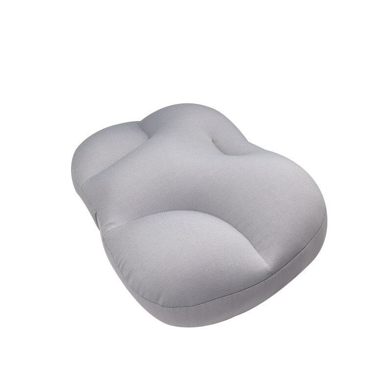 3D Kussen Ergonomische Wasbare Diepe Slaap Verslaving Reizen Nek Kussens Head Rest Sleep Kussen Met Micro Airballs Vullen: Light Grey