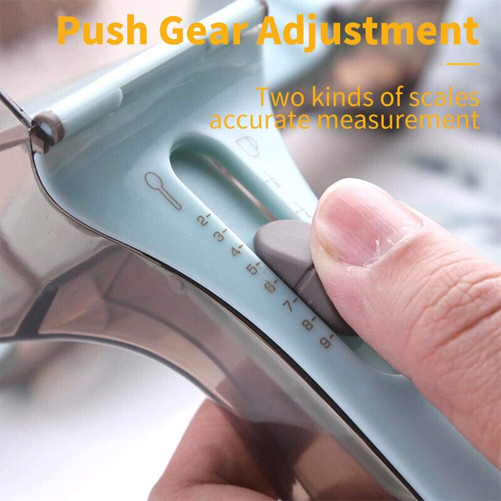 1/2PCS Adjustable Measuring Spoons Kitchen Tool Plastic Scale Measuring Spoons Set
