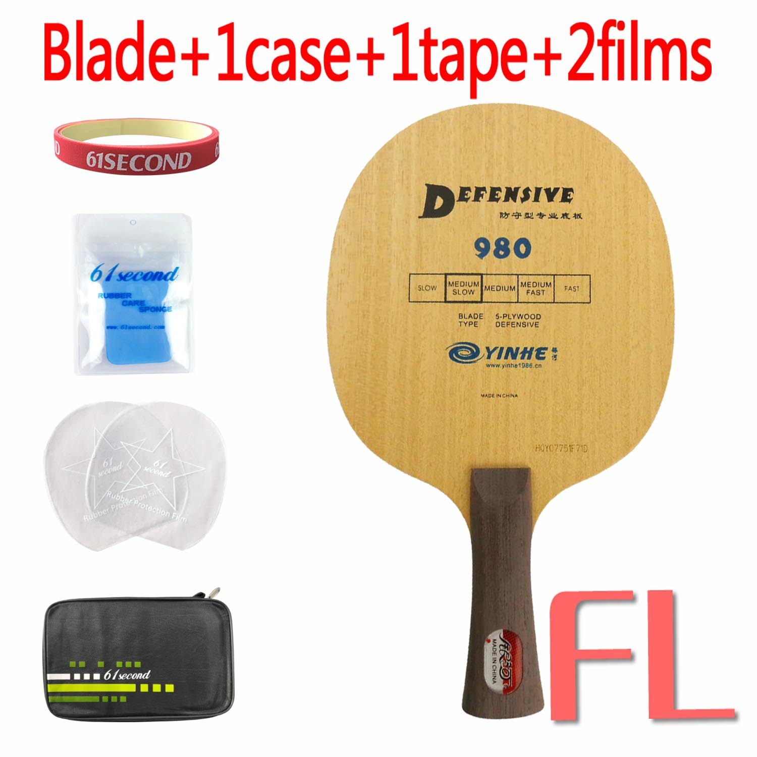 Yinhe 980 Tenis de Mesa defensivo (Ping Pong) Blade